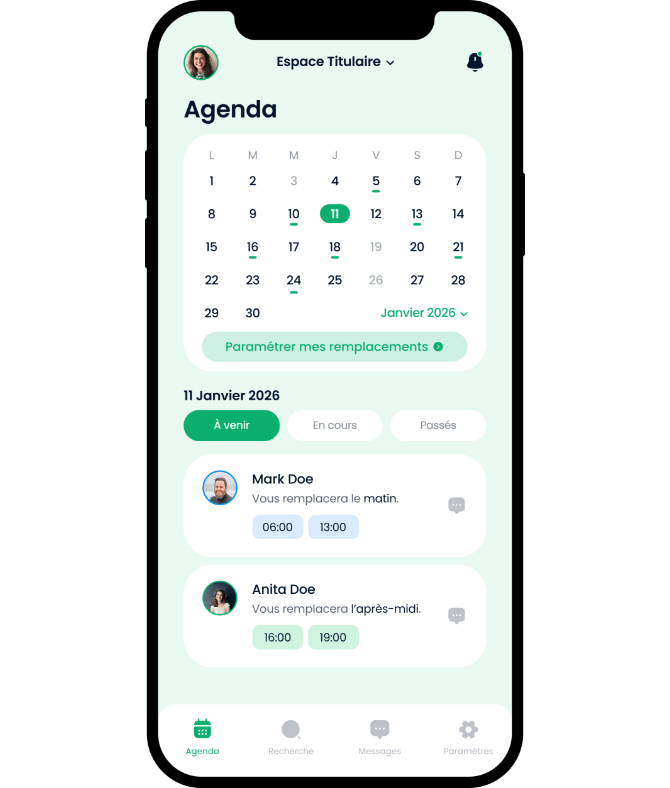 Mockup de l'application
